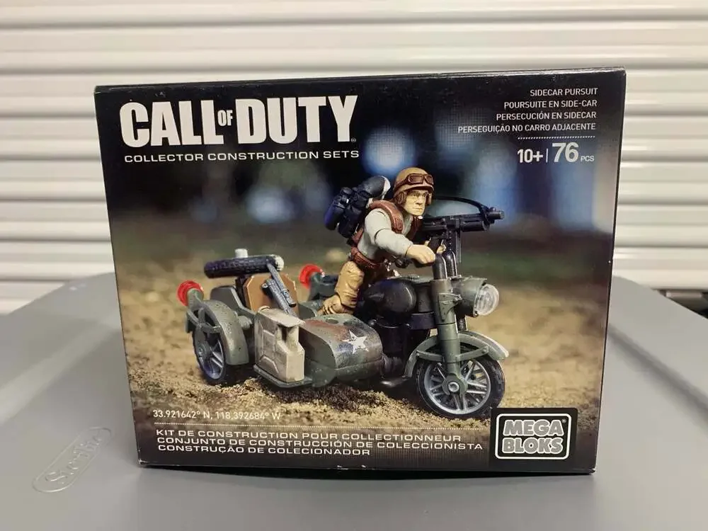 Mega Bloks Call of Duty Sidecar Pursuit Collector Construction Set #CNG94